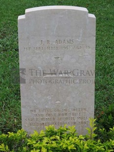 TRINCOMALEE WAR CEMETERY - ADAMS, J R